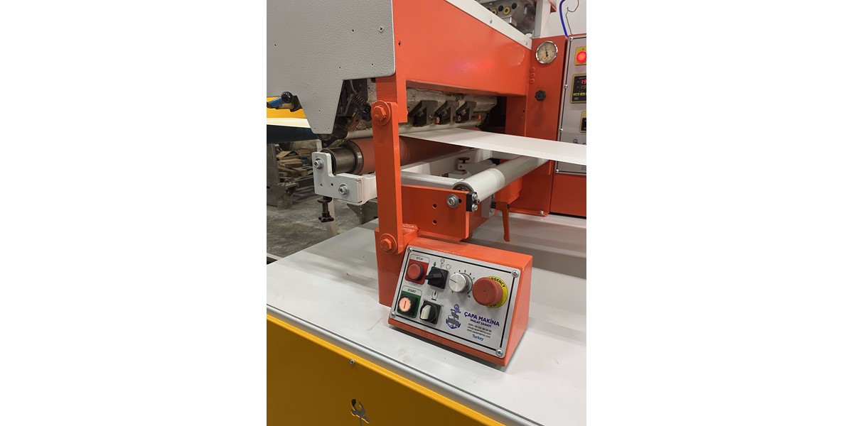 650 mm PVC, Melamin Holtmelt Tutkallama Makinesi