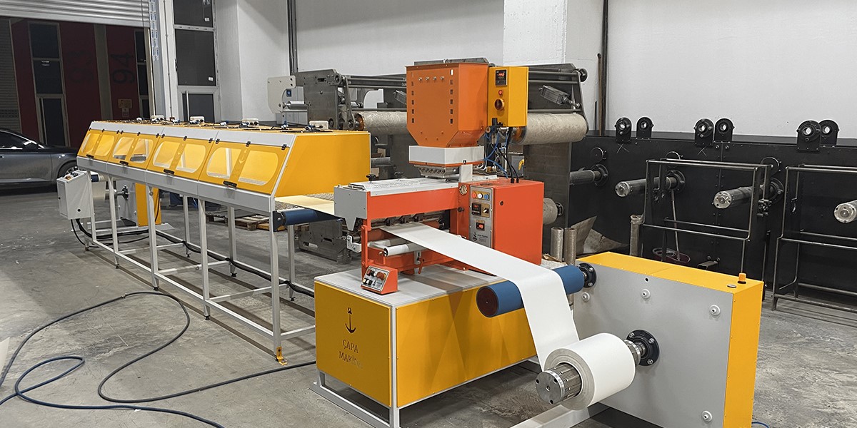 650 mm PVC, Melamin Holtmelt Tutkallama Makinesi